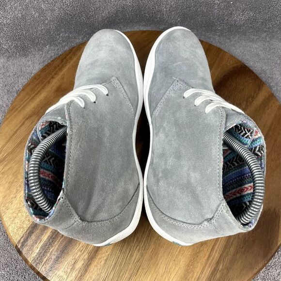Kuru Aalto Boots Women's Size 7 Gray Suede Leather Lace Up Ankle Chukka Booties - Picture 5 of 9